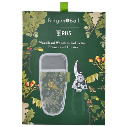 Burgon & Ball RHS Woodland Wonders Pruner and Holster Set ​