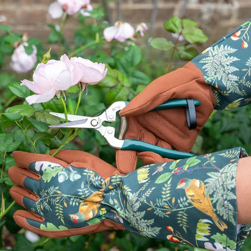 Burgon & Ball RHS Woodland Wonders Gauntlet Gloves​