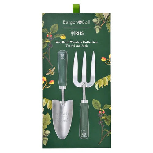 Burgon & Ball RHS Woodland Wonders Trowel and Fork Set​