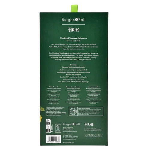 Burgon & Ball RHS Woodland Wonders Trowel and Fork Set​