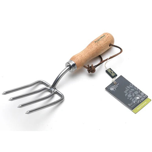 Burgon & Ball RHS Stainless Round Tine Fork