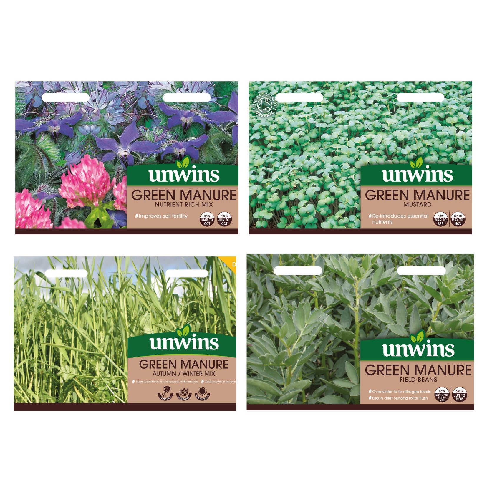 Unwins Green Manure Seeds Range