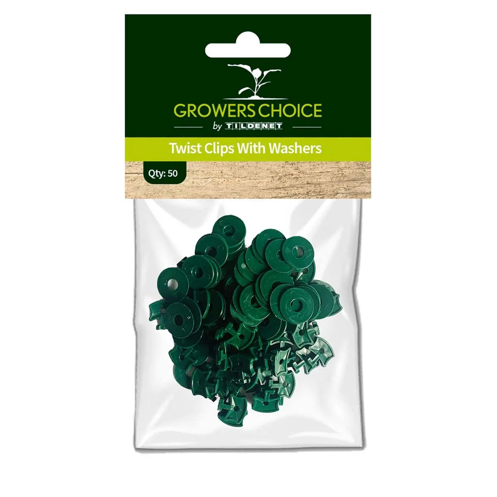 Growers Choice Twist Clips with Washers 50pk