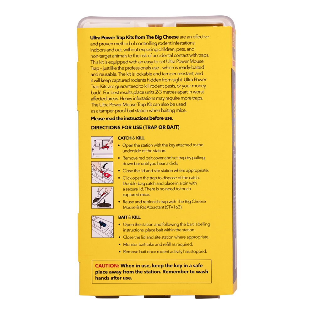 The Big Cheese Ready-Baited Mouse Trap Kit