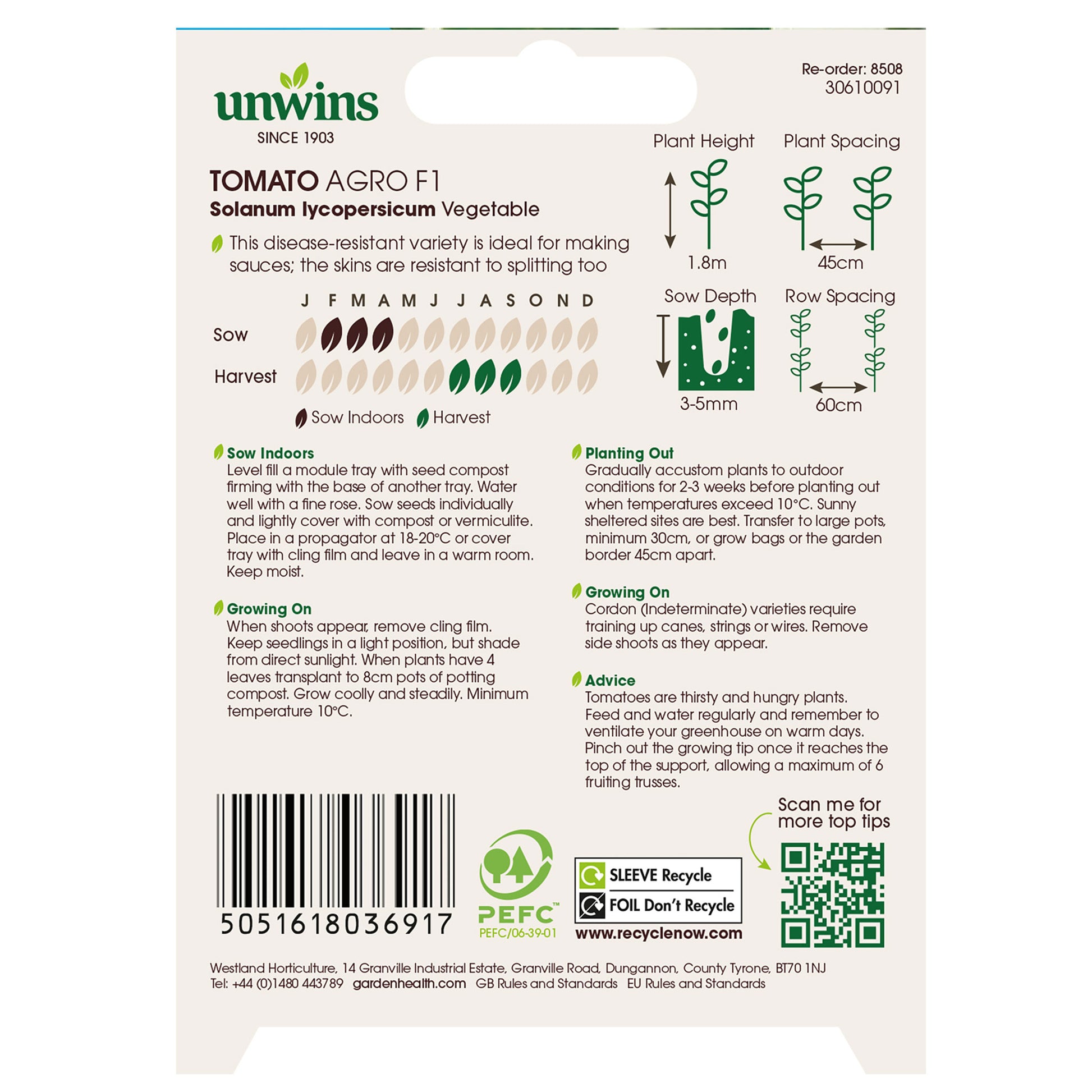Unwins Seeds - Organic