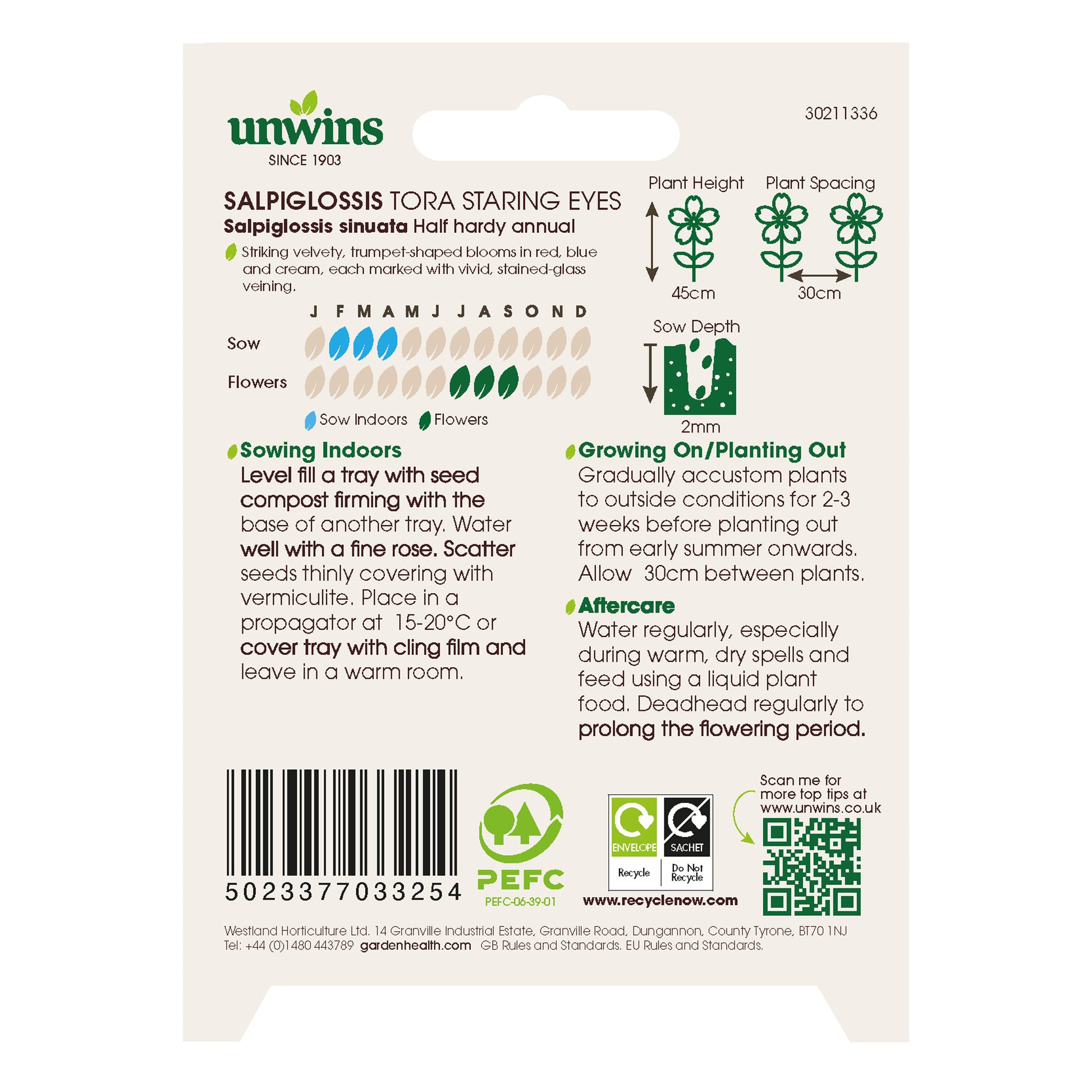 Salpiglossis Tora Staring Eyes