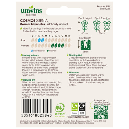 Unwins Cosmos Sunset Seed Bundle