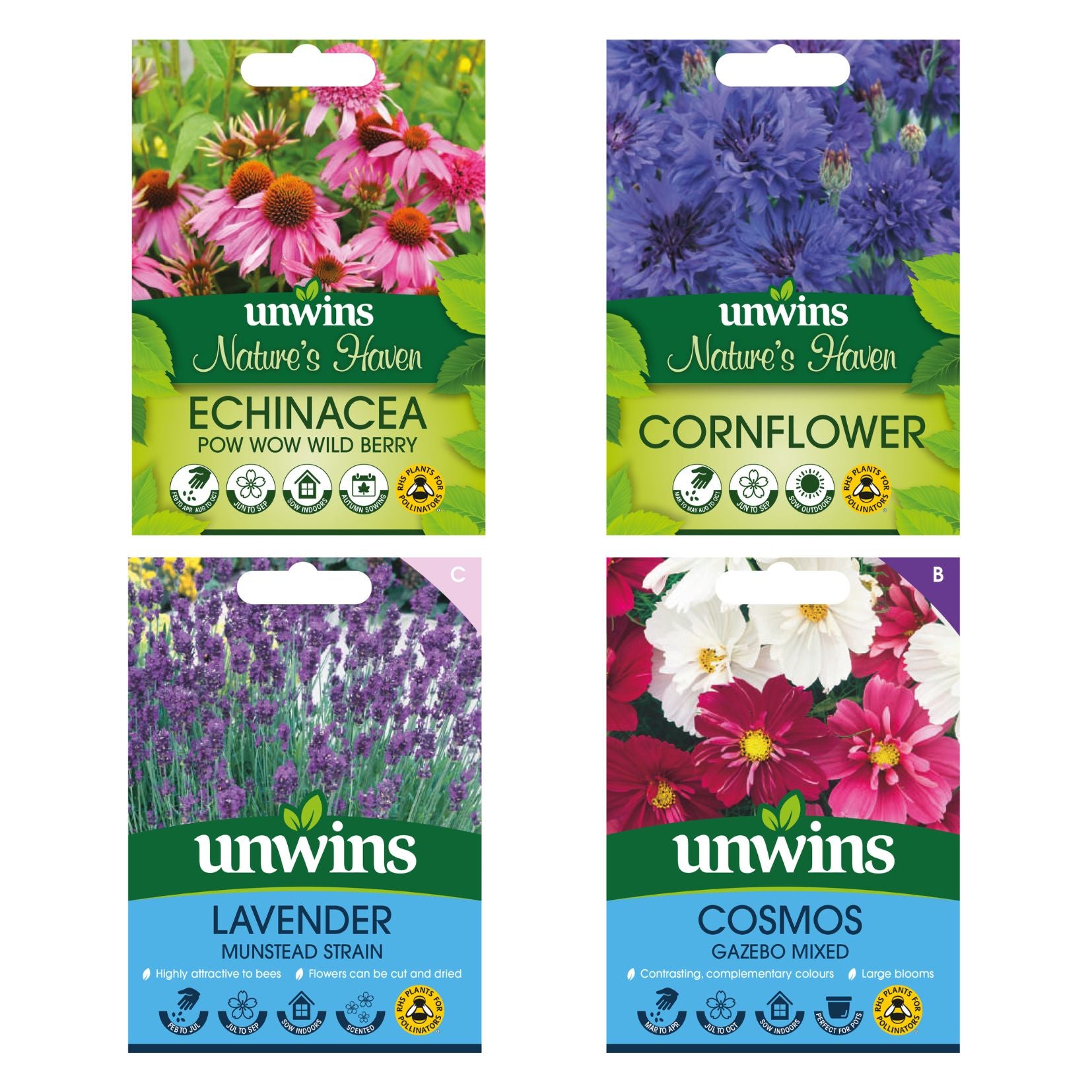 Unwins Bee & Butterfly Friendly Flower Seed Bundle