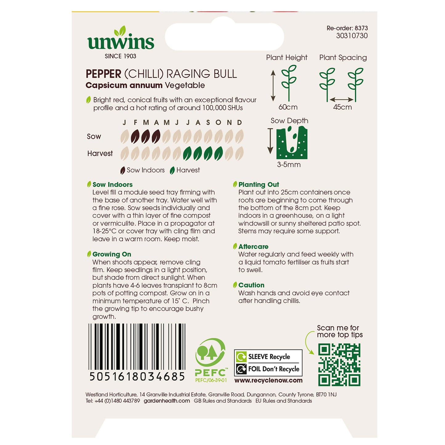 Pepper (Chilli) Raging Bull