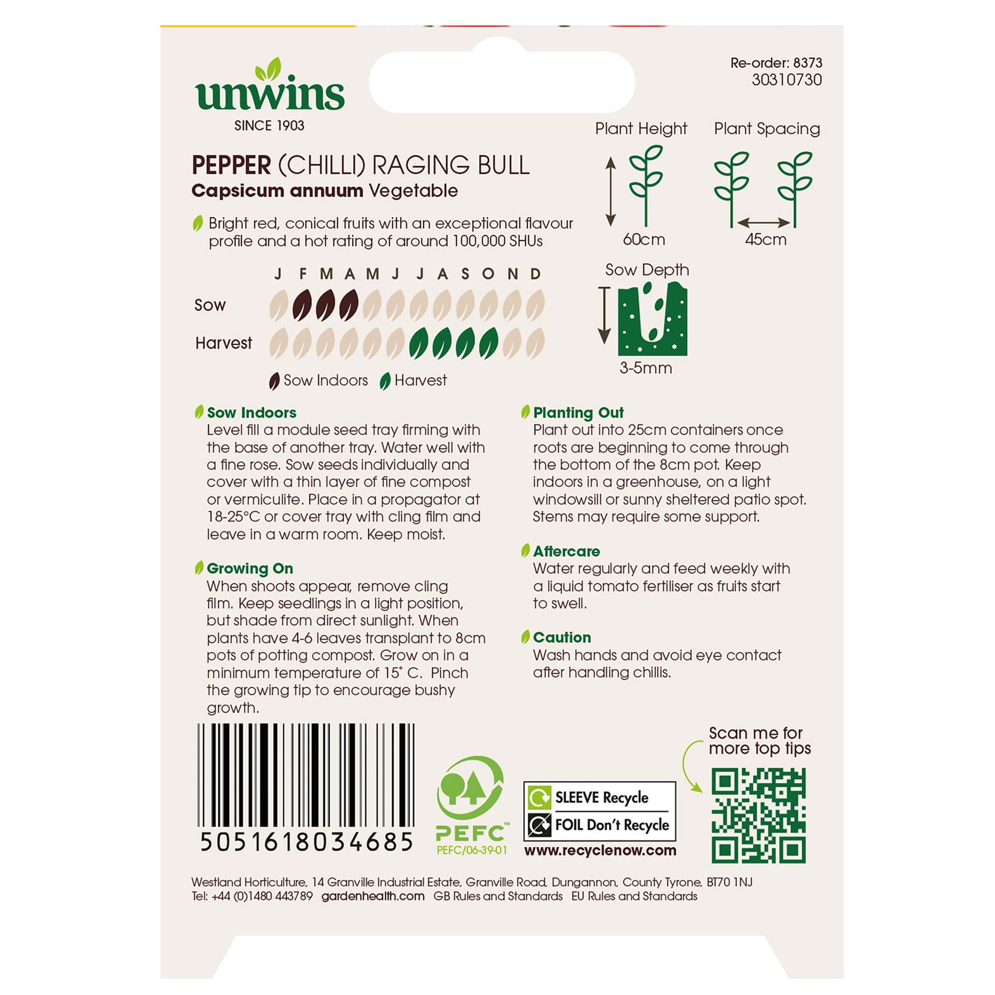 Pepper (Chilli) Raging Bull