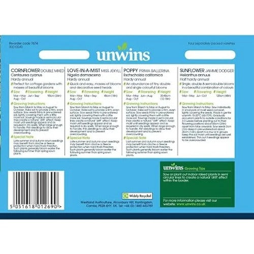 Unwins Scatter & Grow Collection Pack