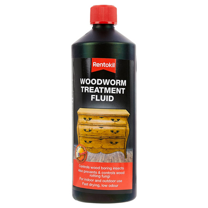 Rentokil Woodworm Insect Pest Protection Treatment Fluid