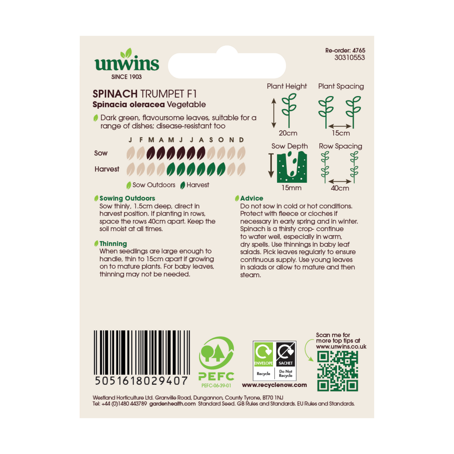 Spinach TrumpetFlavour Range