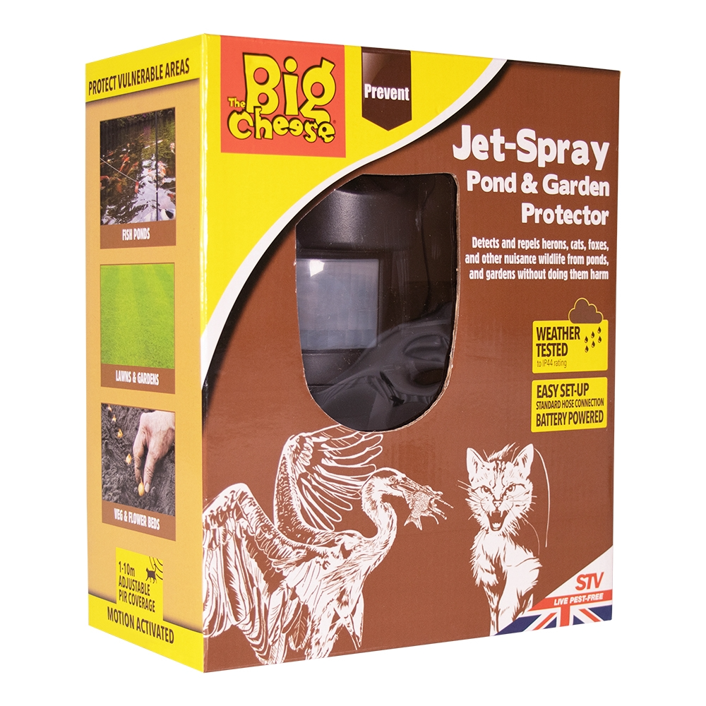 The Big Cheese Jet-Spray Pond & Garden Protector