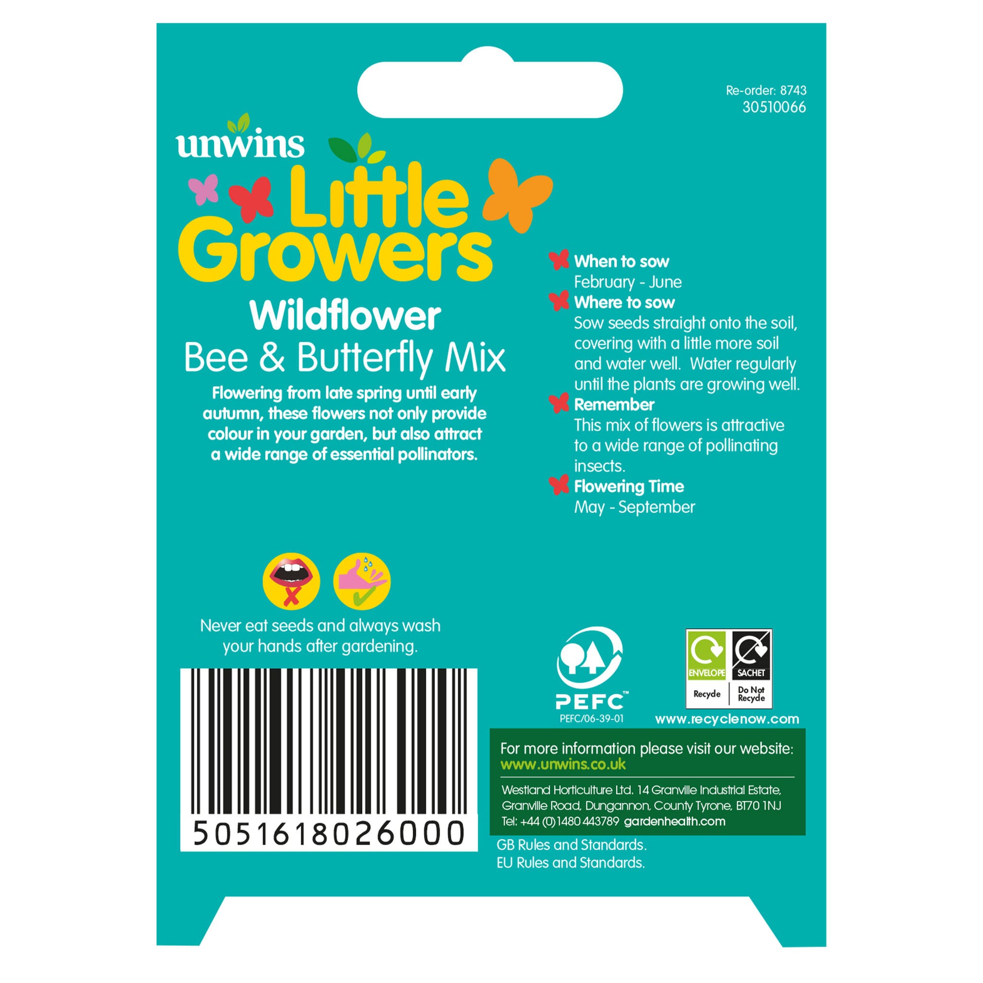 Little Growers Wildflower Bee & Butterfly Mix