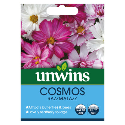 Unwins Cosmos Pink Seed Bundle