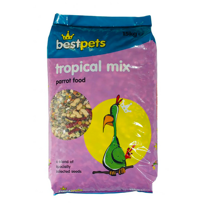 Bestpets Tropical Parrot Food Mix 15kg