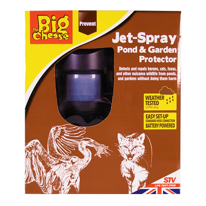 The Big Cheese Jet-Spray Pond & Garden Protector