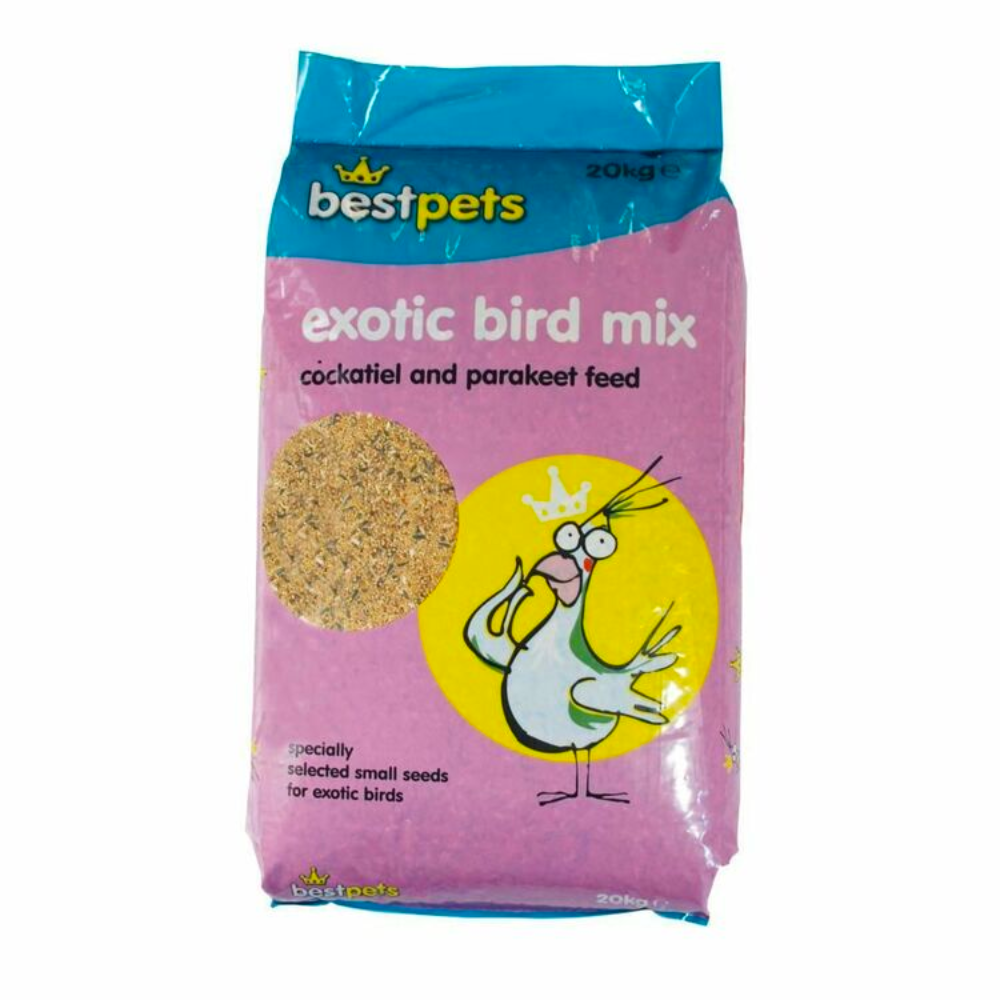 Bestpets Cockatiel & Parakeet Exotic Bird Mix 20Kg