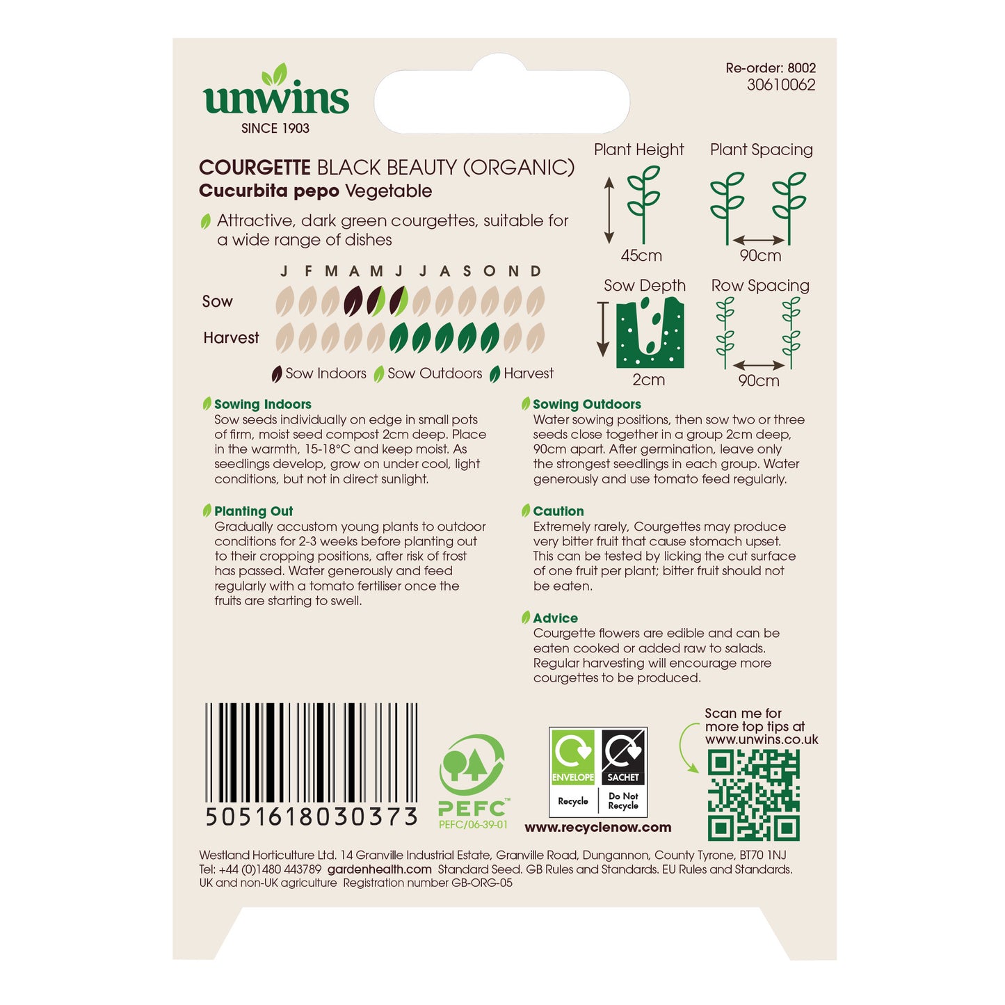 Unwins Seeds - Organic