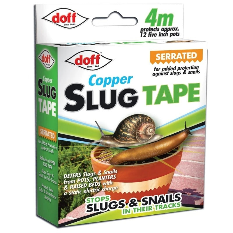 Doff Slug Tape For Added Protection For Slugs & Snails 4m
