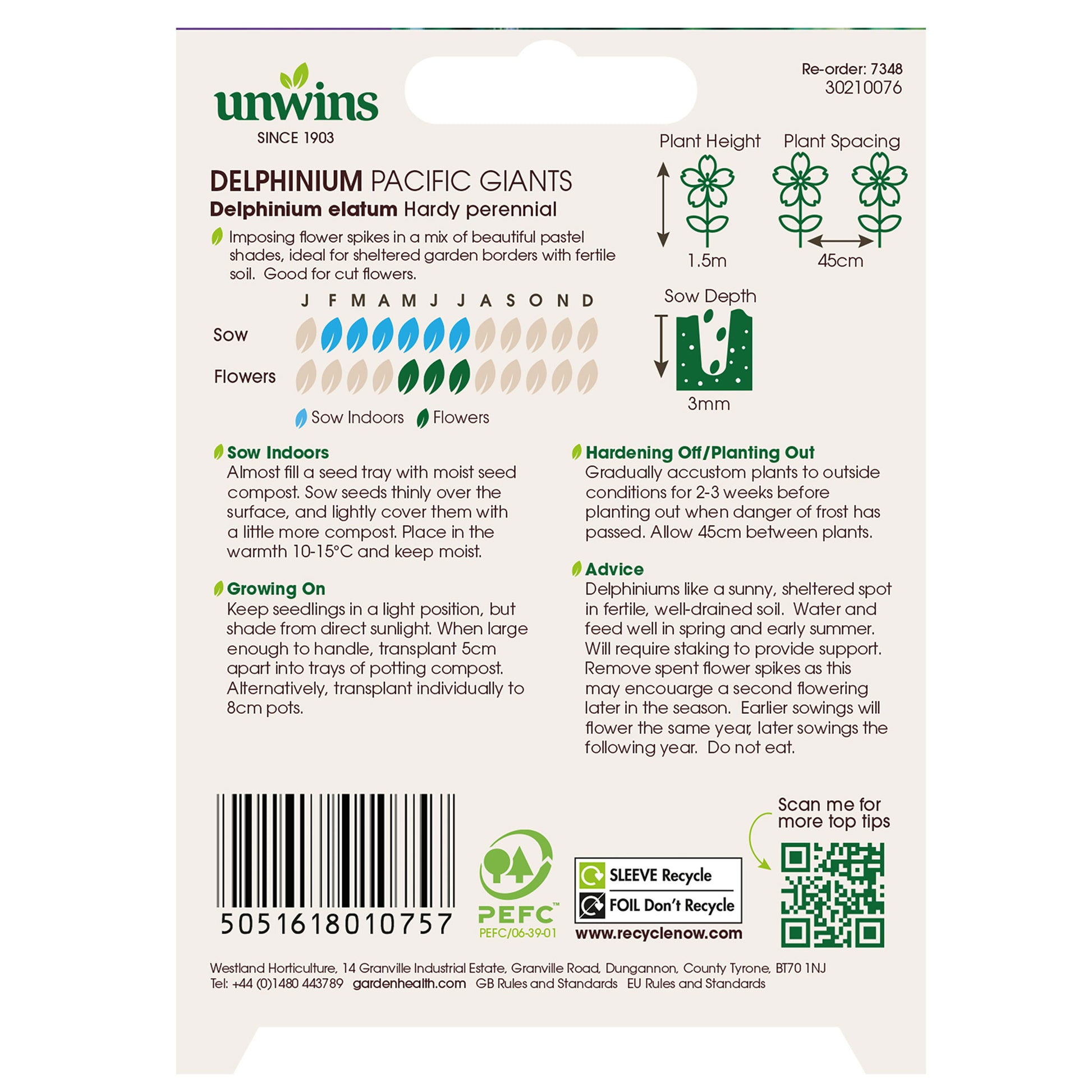 Unwins Bouquet Builder Seed Bundle