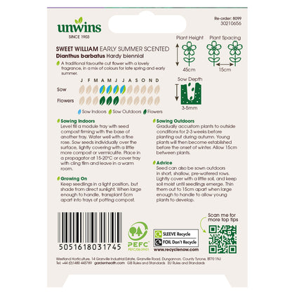 Unwins Spring Flowering Seed Bundle