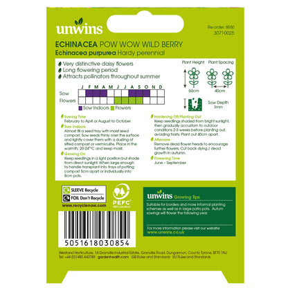 Unwins Bee & Butterfly Friendly Flower Seed Bundle