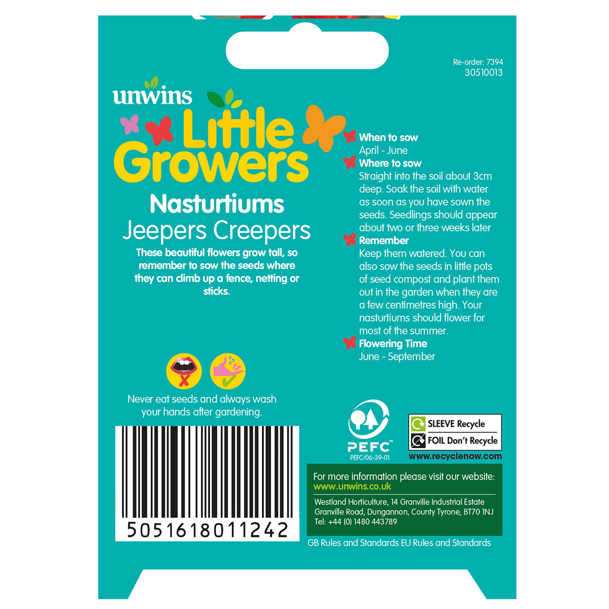 Little Growers Nasturtium Jeepers Creepers