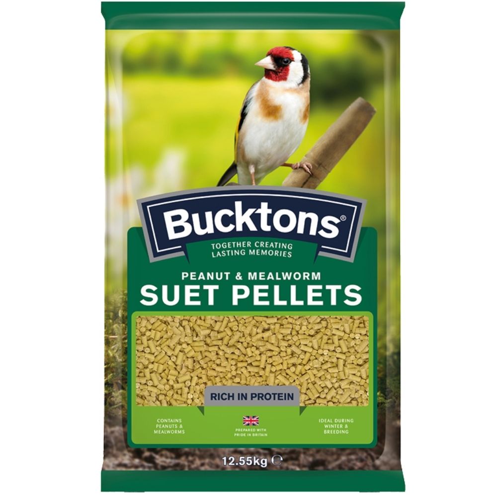 Bucktons Suet Pellets 12.55kg - All Flavours Available