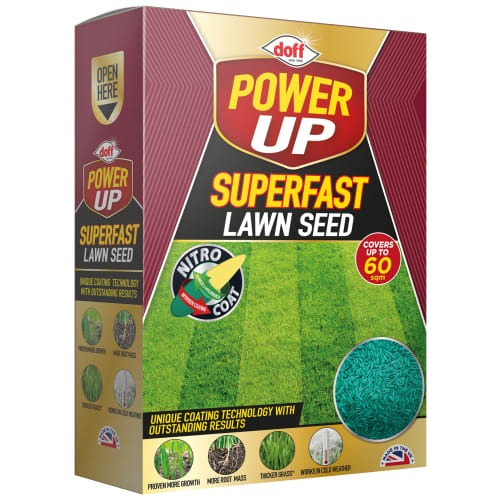Doff Power Up NEW Power Up Superfast Lawn Seed with NITRO-COAT - 1.5kg