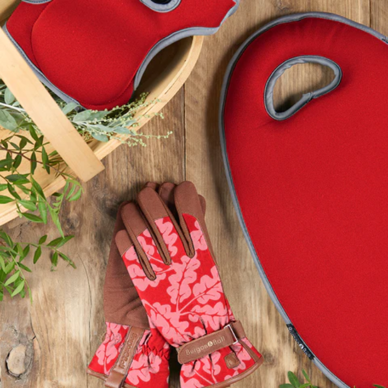Burgon & Ball Love the Glove - Oak Leaf - Poppy