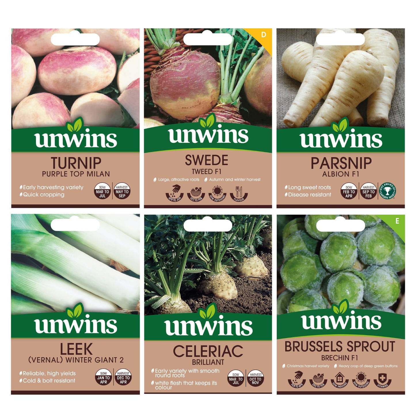 Unwins Winter Warmers Seed Bundle