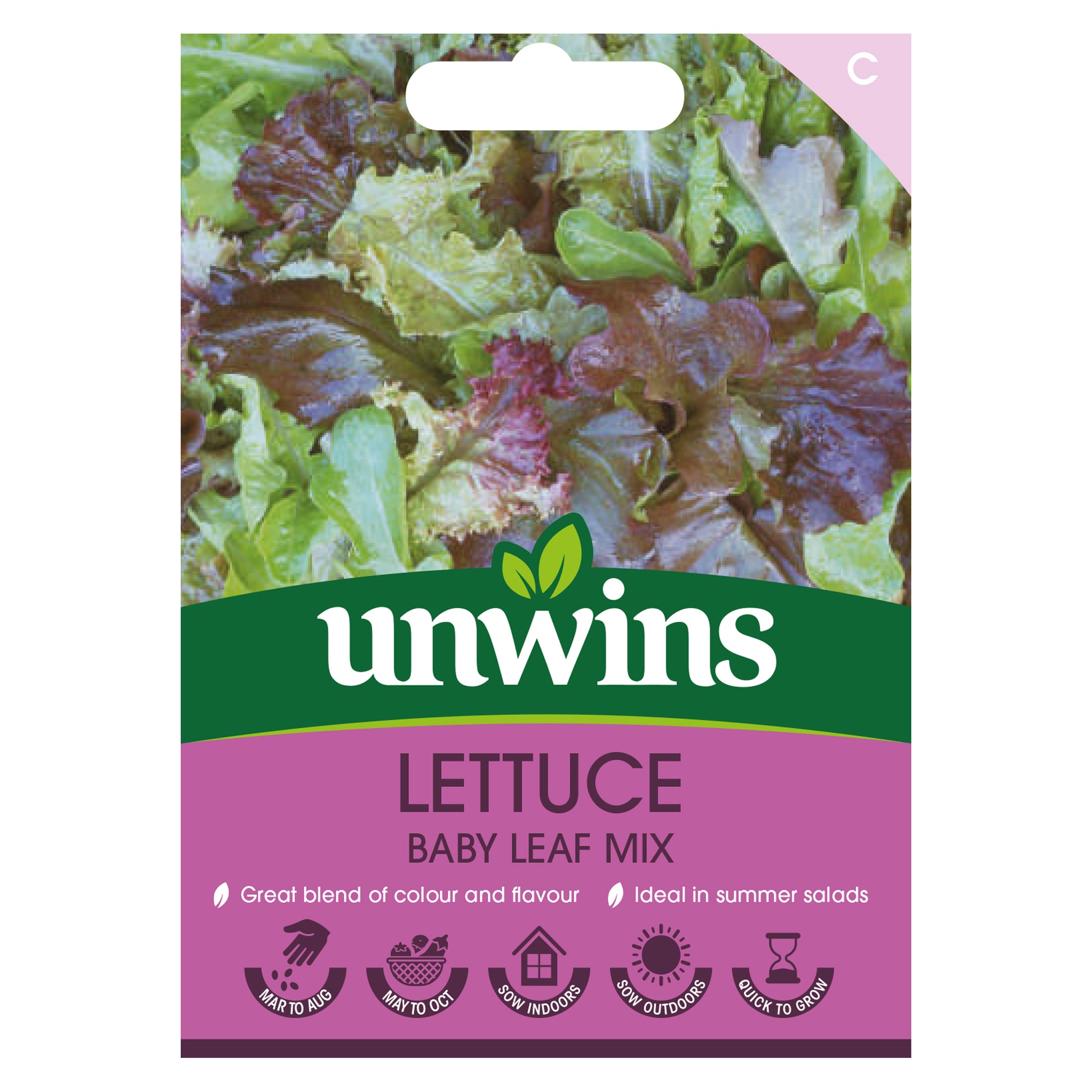 Unwins Cut-and-Come-Again Salad Seed Bundle