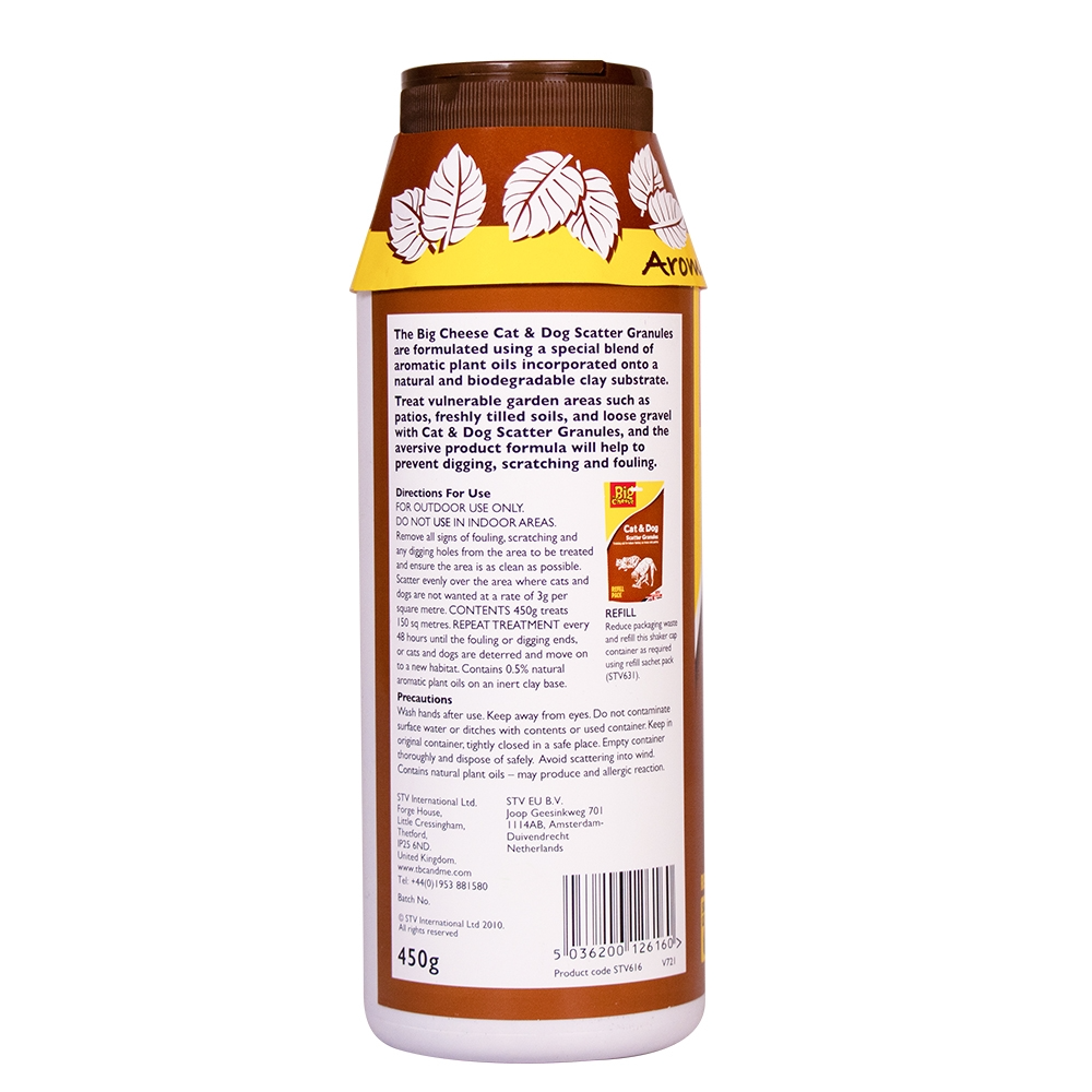 The Big Cheese Cat & Dog Scatter Granules 450g