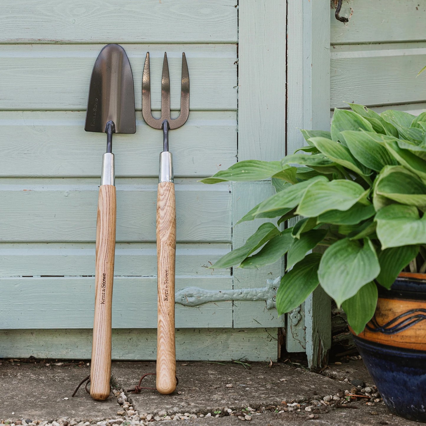 Kent & Stowe Carbon Steel Border Hand Fork