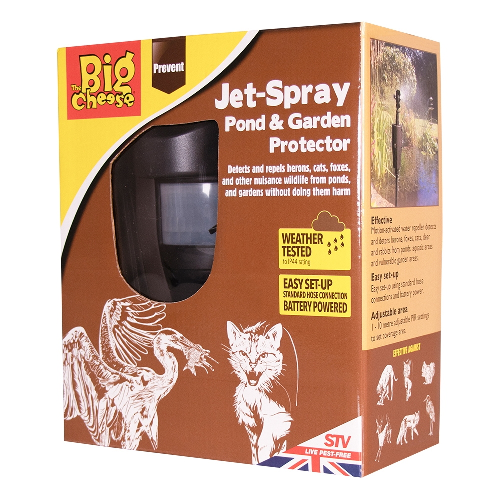 The Big Cheese Jet-Spray Pond & Garden Protector