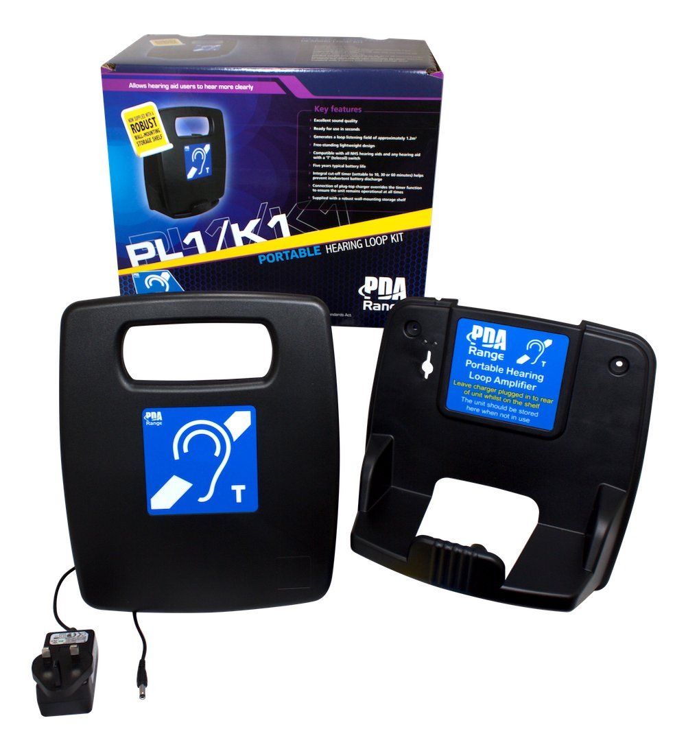 SIGNET Portable Induction Hearing Loop System PL1K1 with Wall Mount