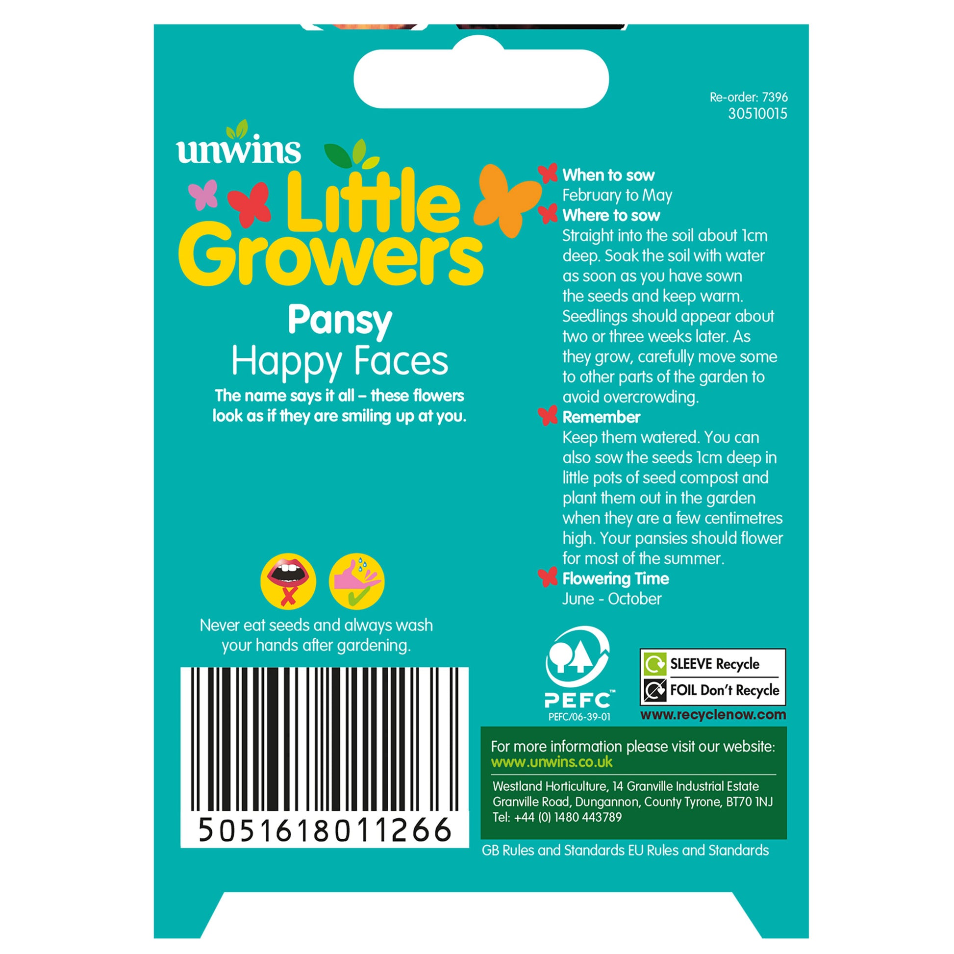 Little Growers Pansy Happy Faces