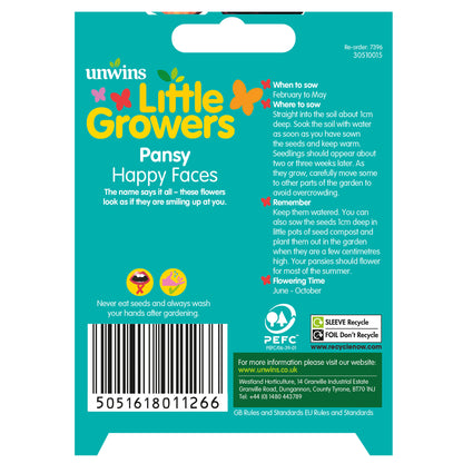 Little Growers Pansy Happy Faces