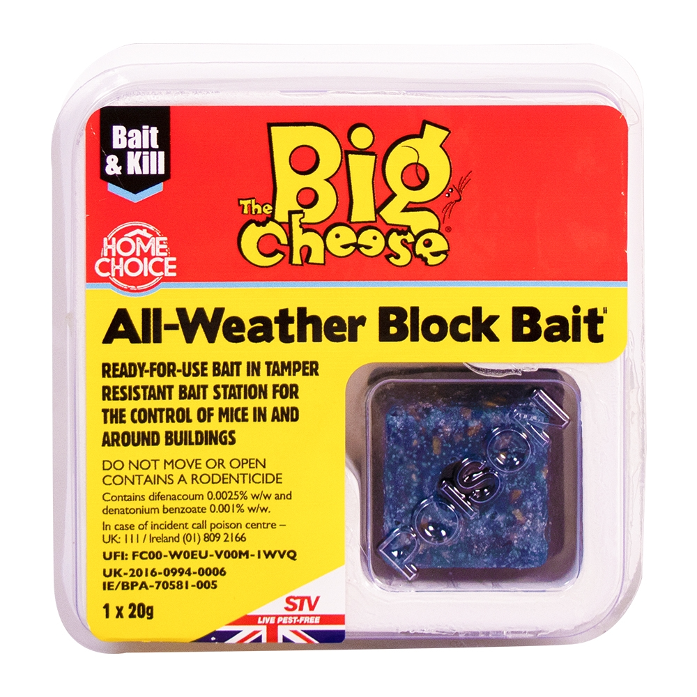 The Big Cheese Ready-Baited Mouse Killer Station Twinpack