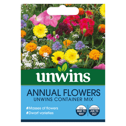 Annual Flowers Unwins Container Mix