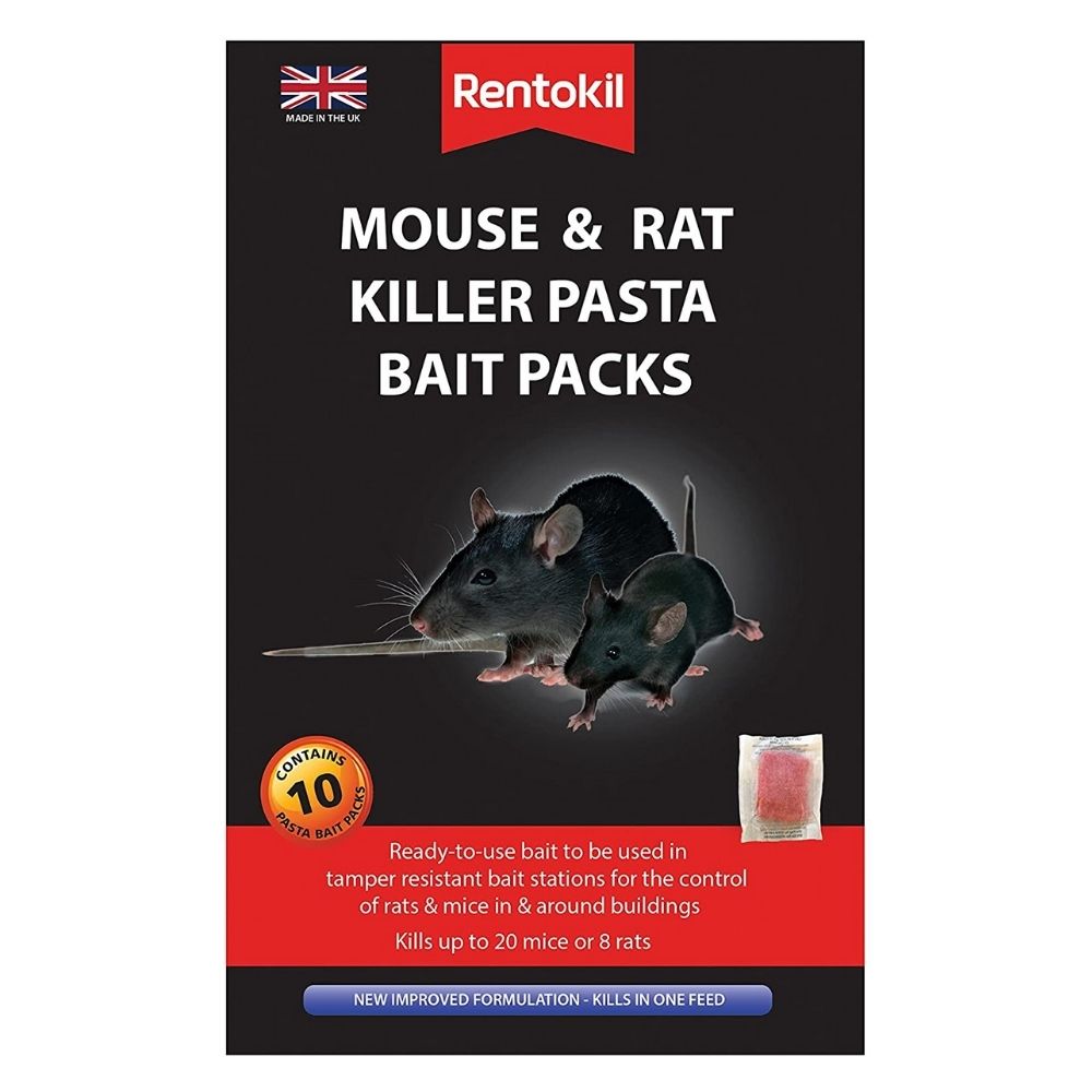 Rentokil Mouse & Rat Killer Pasta Bait Pack Sachets