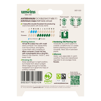 Antirrhinum Doubleshot Mix