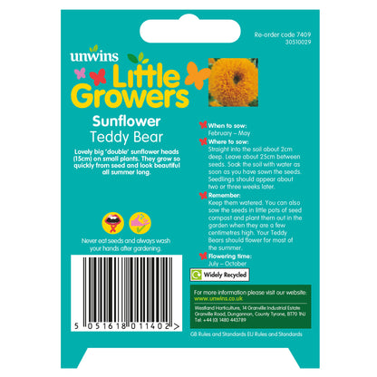Little Growers Sunflower Teddy Bear