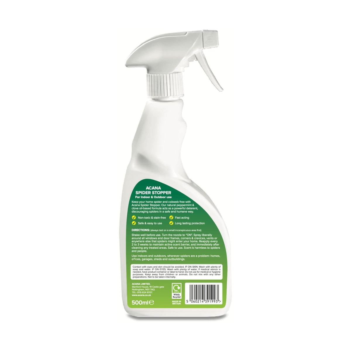 Acana Natural Spider Stopper Spray 500ml