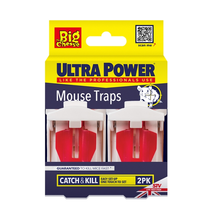 The Big Cheese Ready-Baited Mouse Trap Twinpack