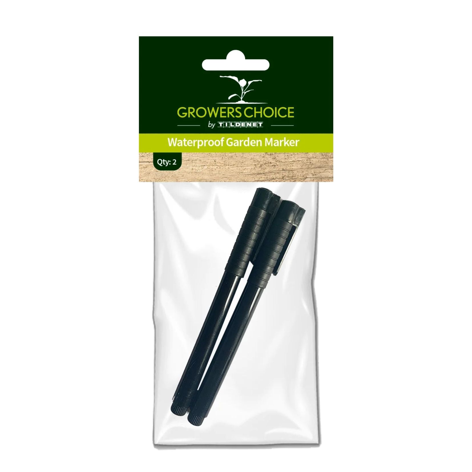 Growers Choice Waterproof Garden Marker Pens 2pk