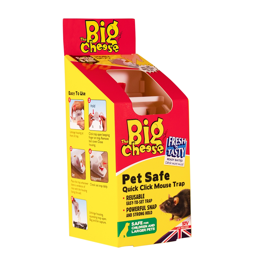 The Big Cheese Pet Safe Quick Click Mouse Trap