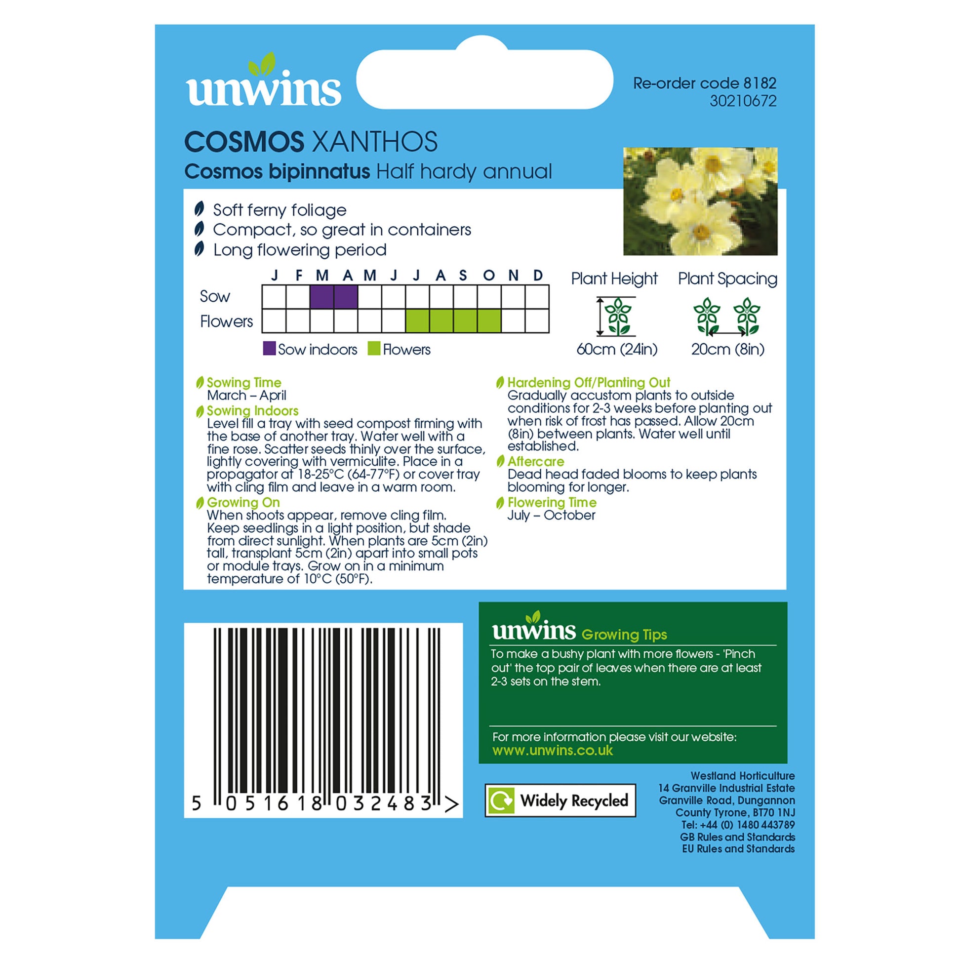 Unwins Autumn Flowering Seed Bundle